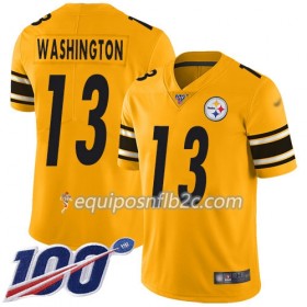 Camiseta Hombre NFL Pittsburgh Steelers James Washington 13 Nike Amarillo 100th